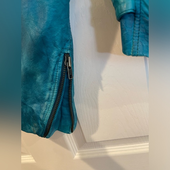 NWT Muubaa ombre color leather jacket - Picture 10 of 11